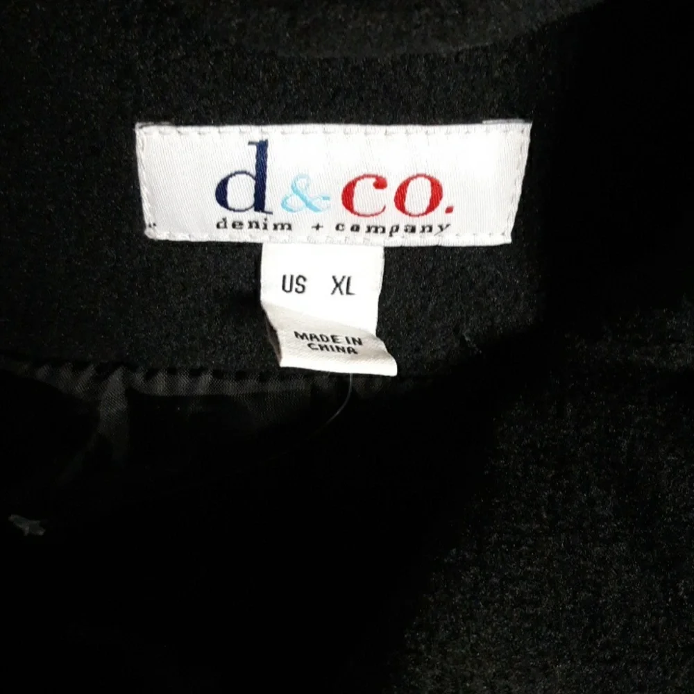 Denim & Co Black Jacket/Coat - Picture 4 of 9